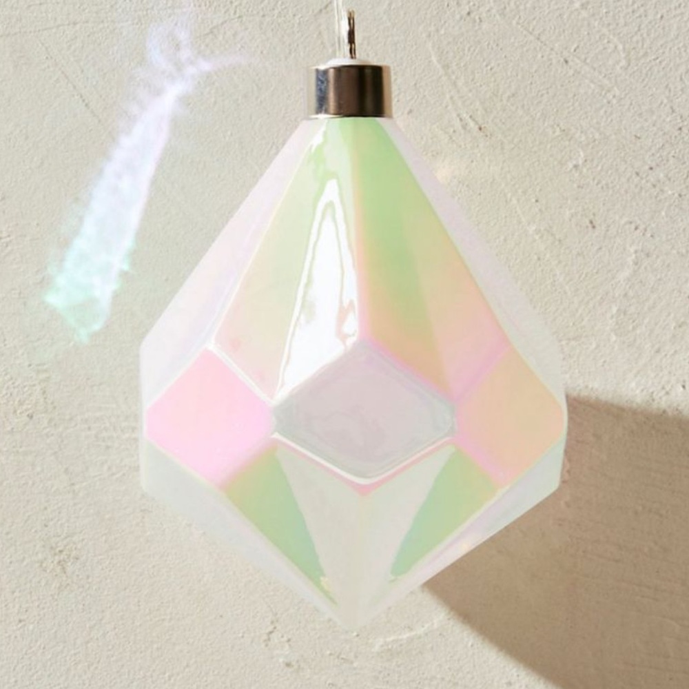 MOMA LED Winter Gems Glass Holiday Ornament | NWT